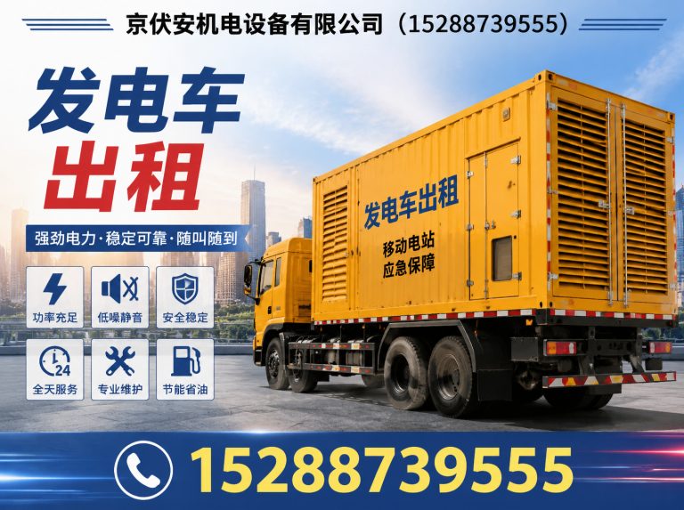 固原静音发电车租赁展示图